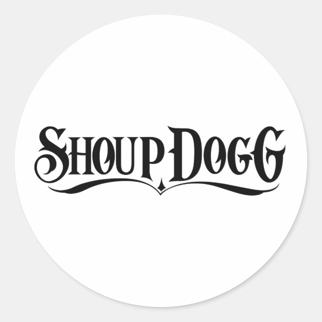 Shoup Dogg Sticker (Vorderseite)