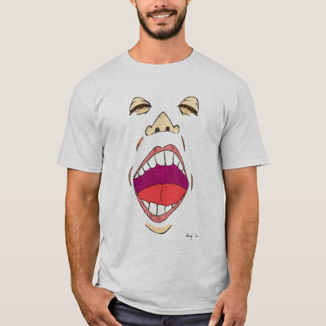 "Shout" Adult Basic T - Shirt (Vorderseite)