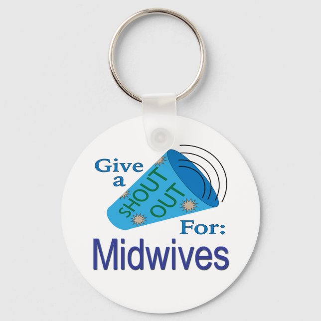 Shout for Midwids Schlüsselanhänger (Vorderseite)
