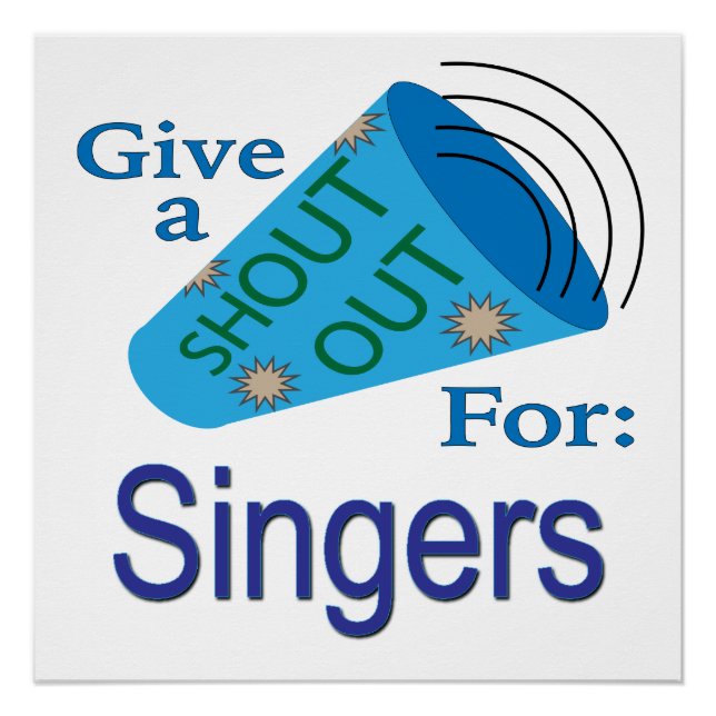 Shout for Singers Poster (Vorderseite)