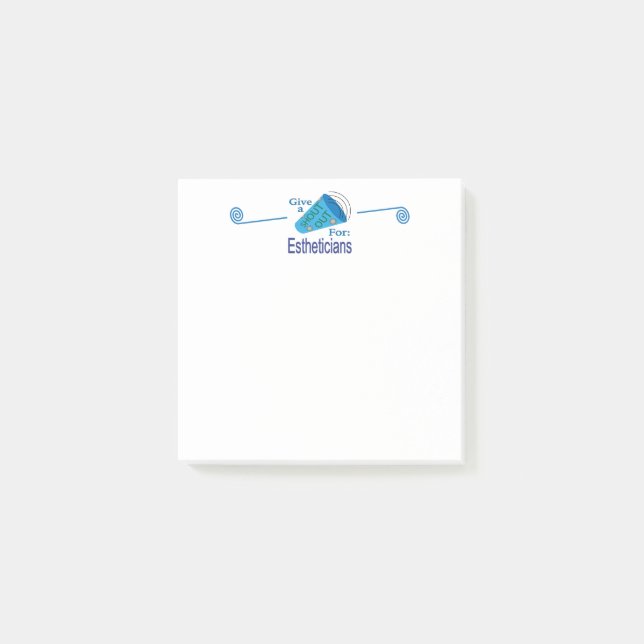 Shout für Östhetiker Post-it Klebezettel (Vorderseite)