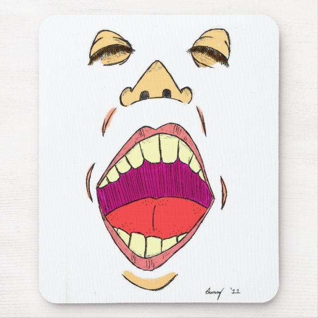 "Shout" Mousepad (Vorne)