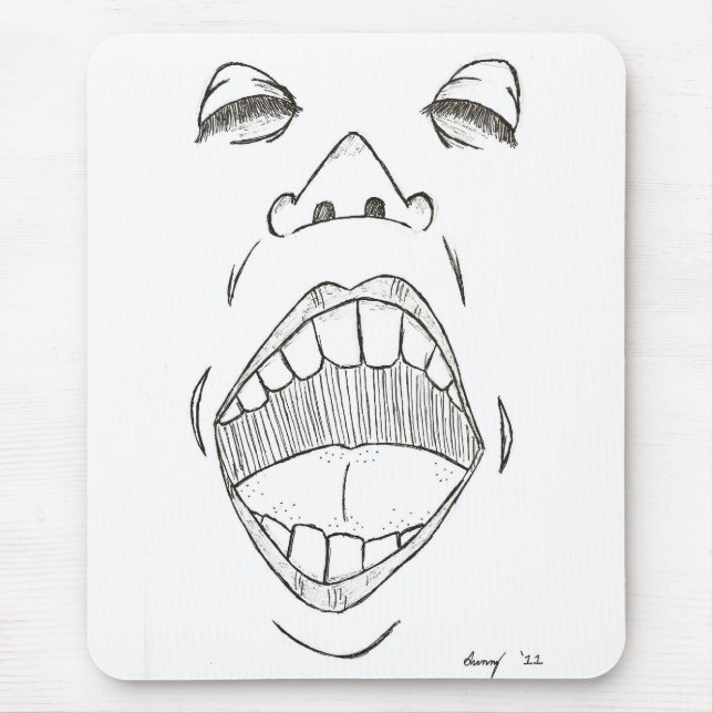 "Shout" Mousepad (Vorne)