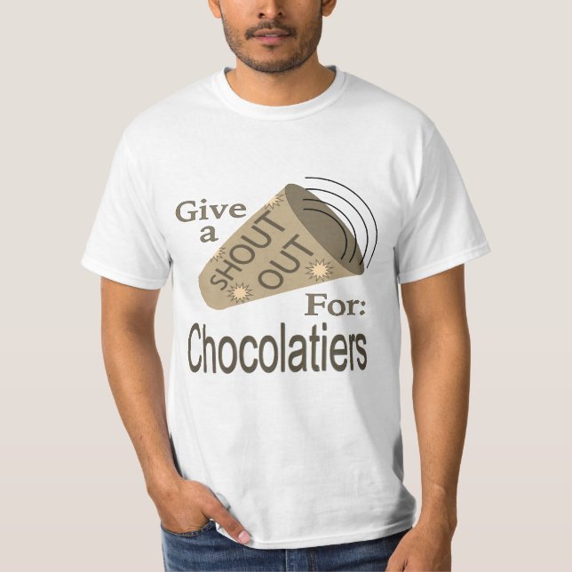 Shout Out pour T-shirt Chocolatiers (Devant)