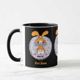 Shout Rabbit Funny Sarcastic Comic Design Tasse