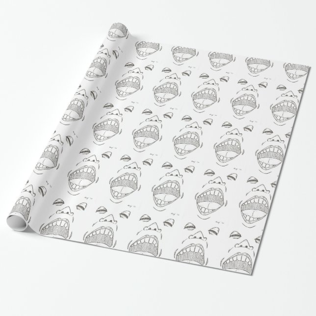 "Shout"-Schleifpapier Geschenkpapier (Ungerollt)