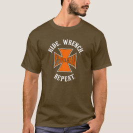 Shovelhead - Ride - Wrench - Repeat - Harley Biker T-Shirt