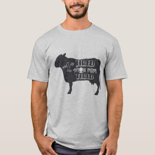 Show-Mama ermüdete Viehbestand-Kuhshow Shirt der