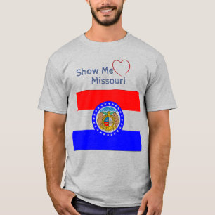Show me Love Missouri Uni-sex Patriotic T-Shirt