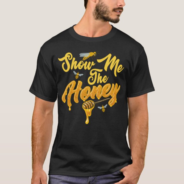 Show Mehe Honey Beekeeping Apiarist Beekeeper vint T-Shirt (Vorderseite)