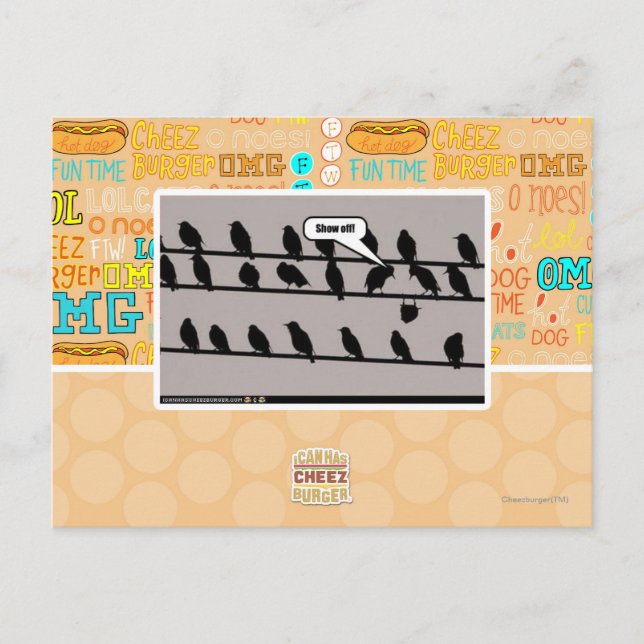 Show off! postkarte (Vorderseite)