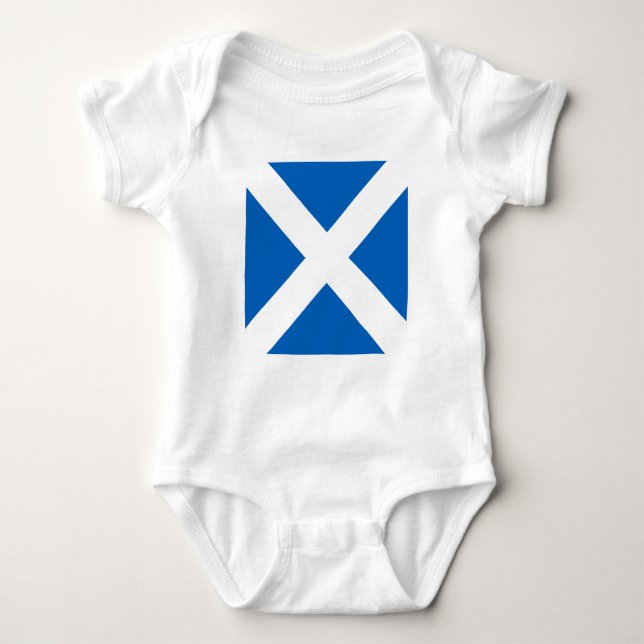 Show off your colors – Scotland Baby Strampler (Vorderseite)