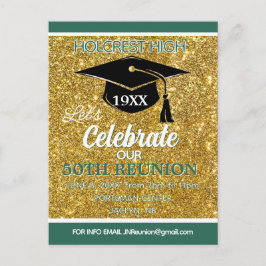 Show stopper Class Reunion invitation post card Feiertagspostkarte