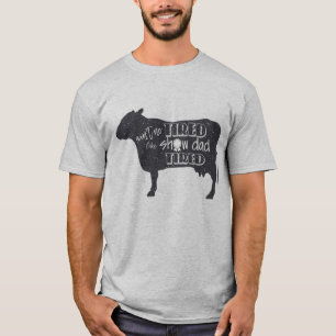 Show-Vater ermüdete Viehbestand-Kuhshow Shirt der