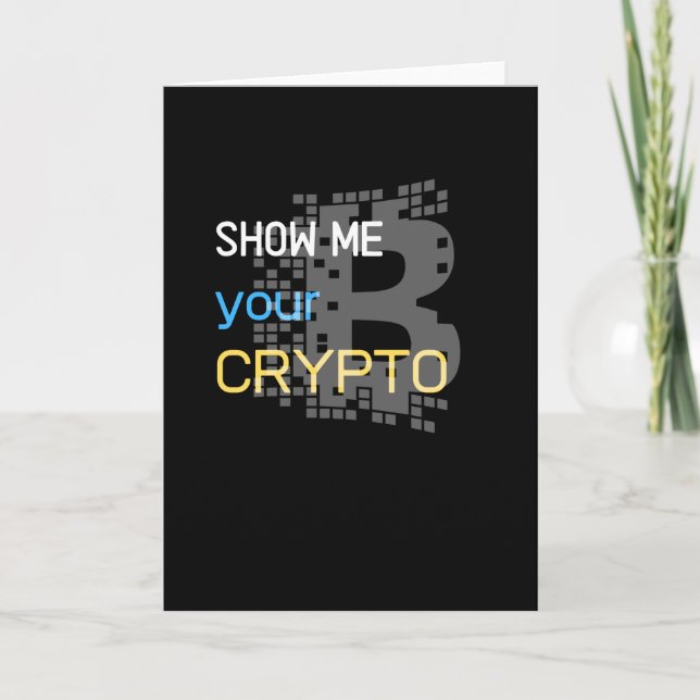 Show Your Crypto Karte (Vorderseite)
