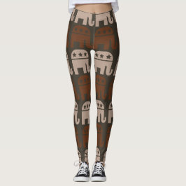 Show Your Support: Trump Colors Leggings