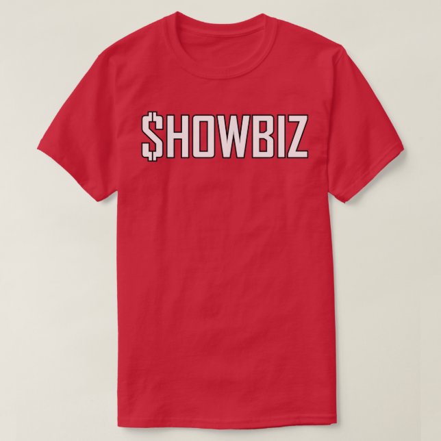 Showbiz White T-Shirt (Design vorne)