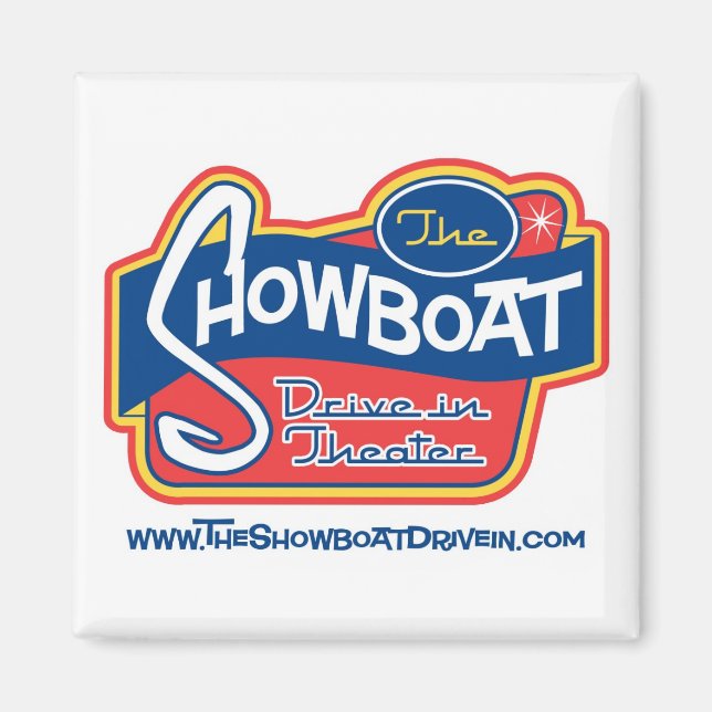 Showboat Drive in Refridgerator Magnet (Vorne)