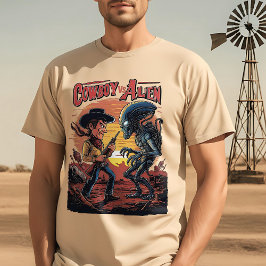 Showdown bei Sundown - Cowboy vs. Alien T-Shirt