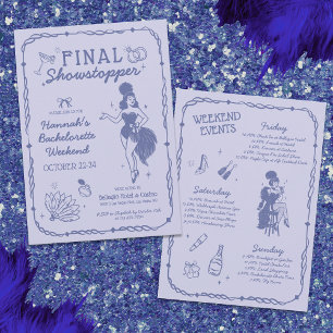 Showgirl Final Showstopper Bachelorette Einladung