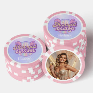 Showgirl Season Foto Vegas Junggesellinnenabschied Pokerchips