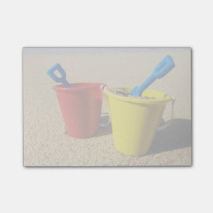 Shows und Pails am Sandstrand Post-it Klebezettel