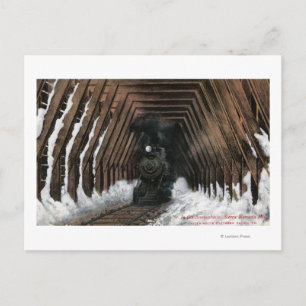 Showsheds Railroad Postkarte