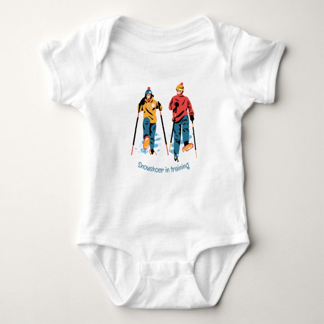 Showshowshowshowshowshowshoe im Schulungsangebot Baby Strampler (Vorderseite)