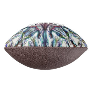 Showtextur Kaleidoskop in sandig silbrigen Farben Football