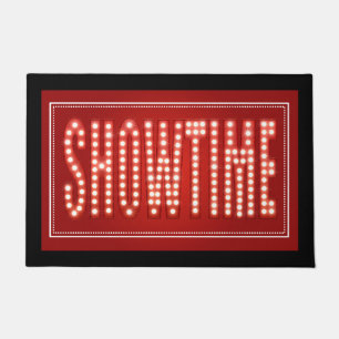 Showtime beleuchtet Theater Fußmatte