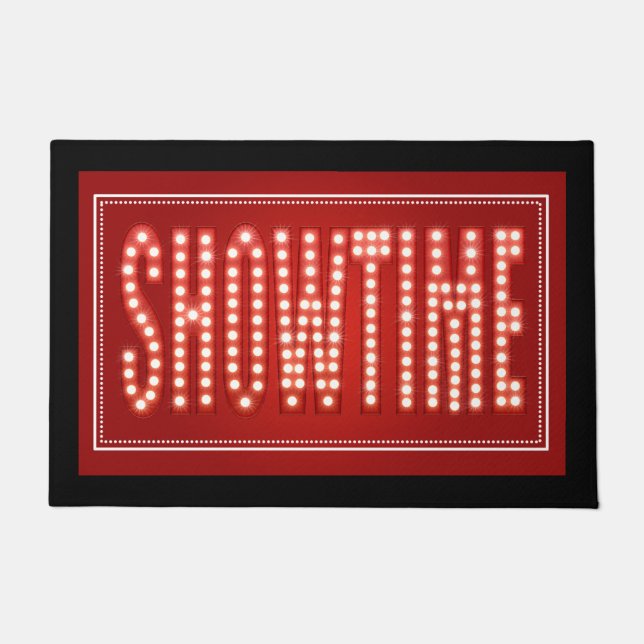 Showtime Lights Theater Fußmatte (Vorderseite)