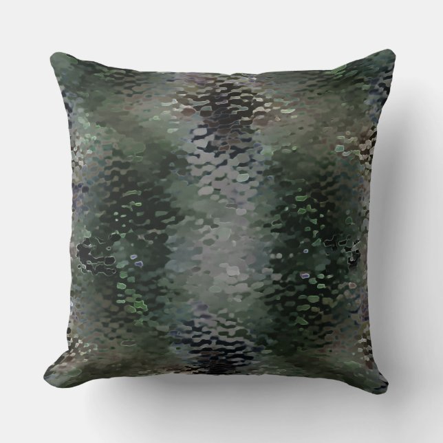 Showy Scaly Plaques, die über dunklen Fonds schwim Kissen (Vorderseite)