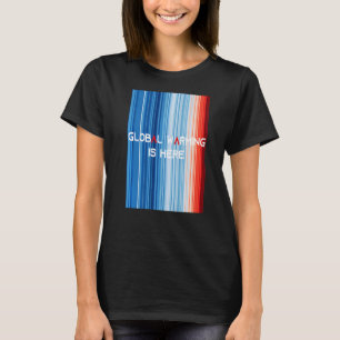 ShowYourStripes u2013 GLOBALE WARMING IST HIER Glo T-Shirt