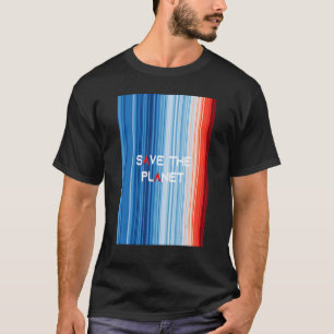 ShowYourStripes u2013 SPEICHERN SIE DEN PLANET Glo T-Shirt