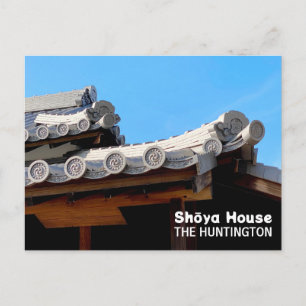Shōya House Roof Tiles Postkarte