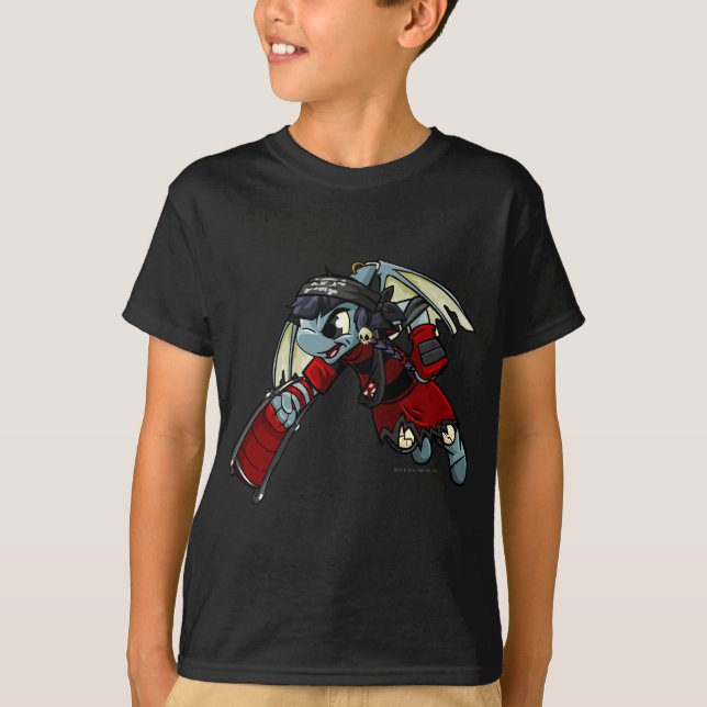 Shoyru Krawk Insel-Spieler T-Shirt (Vorderseite)