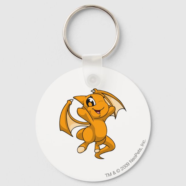 Shoyru Orange Schlüsselanhänger (Vorderseite)