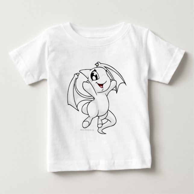 Shoyru Weiß Baby T-shirt (Vorderseite)