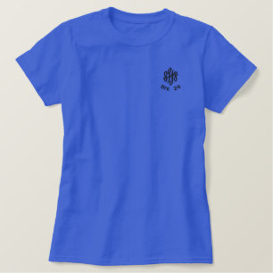 SHP Frauenbestickte Monogramm Besticktes T-Shirt