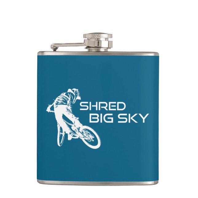 Shred Big Sky Montana Flachmann (Vorderseite)