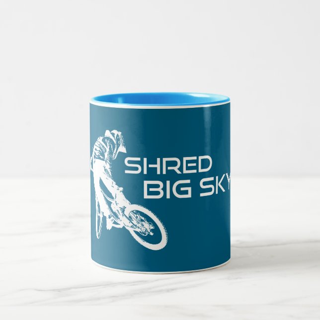 Shred Big Sky Montana Zweifarbige Tasse (Mittel)