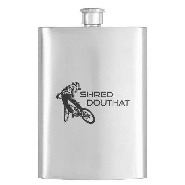 Shred Douthat Staat Park Virginia Mountain Biking Flachmann (Vorderseite)