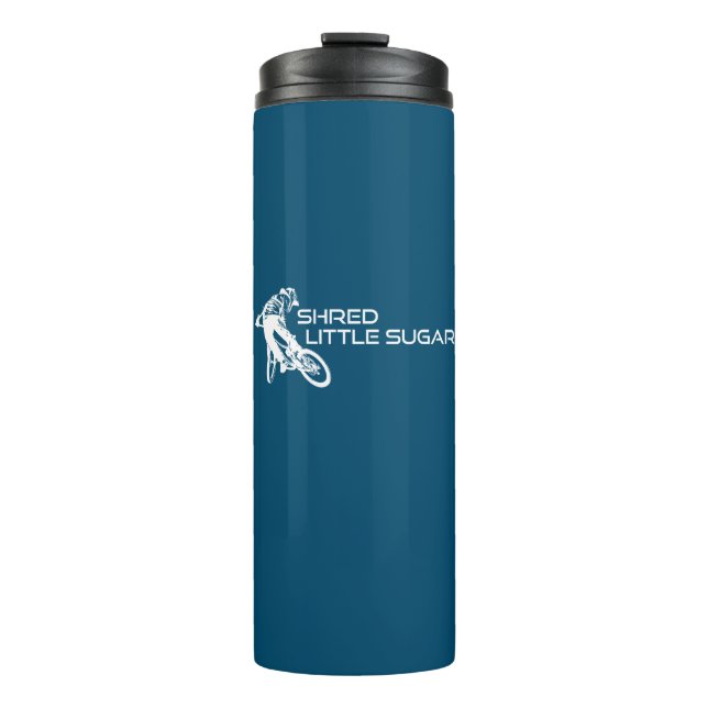 Shred Little Sugar Arkansas Mountain Biking Thermosbecher (Vorderseite)