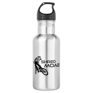 Shred Moab Mountain Biking Edelstahlflasche