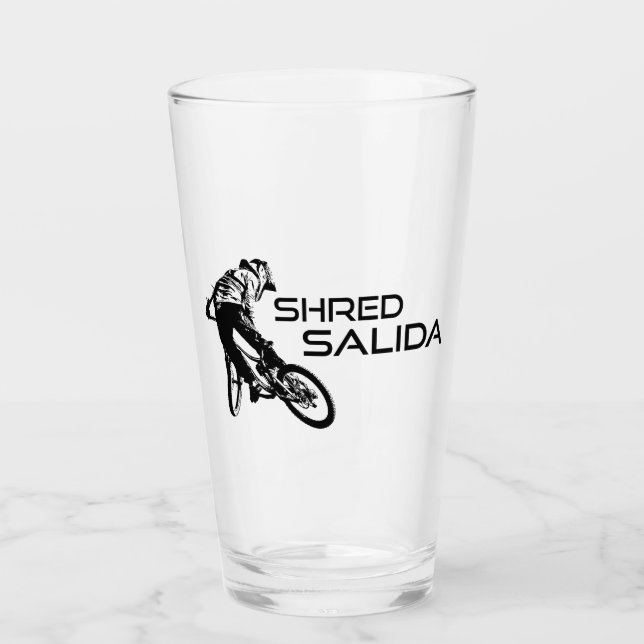 Shred Salida Colorado Mountain Biking Glas (Vorderseite)