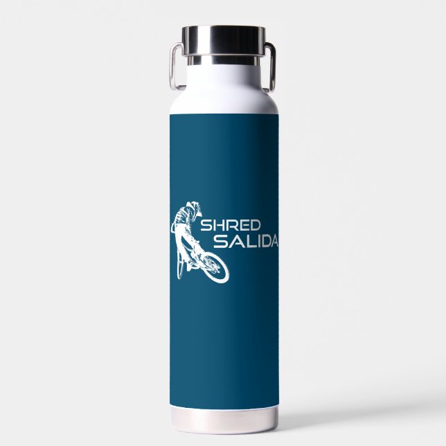 Shred Salida Colorado Mountain Biking Trinkflasche (Vorne)