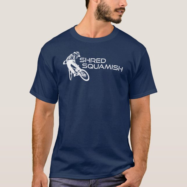 Shred Squamish Mountainbiking T-Shirt (Vorderseite)