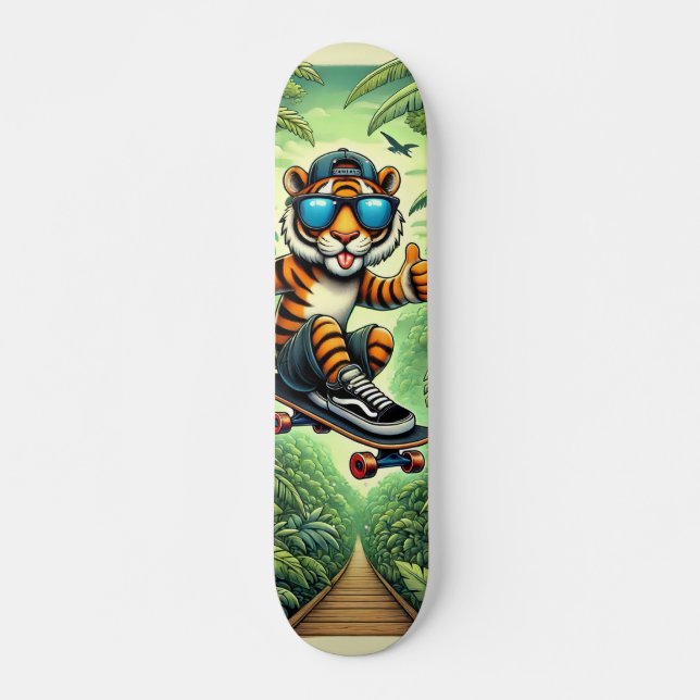 Shred the Jungle Skateboard (Vorne)