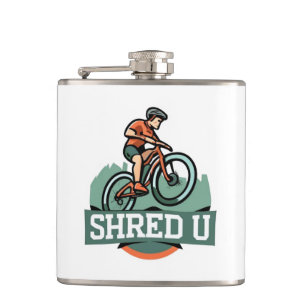 Shred University Mountain Biking Flachmann