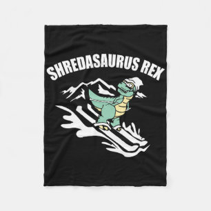Shredasaurus Rex Ski Dinosaur Kinder Lustiges Skif Fleecedecke